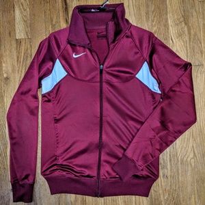 Nike Women's Track Jacket Burgundy SM